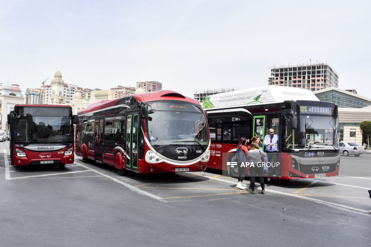 Bakıda 4 avtobus marşrutu üzrə hərəkət sxemi müvəqqəti dəyişdirilir