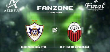 “Qarabağ” – “Şkendiya” matçından öncə fan zona təşkil olunacaq