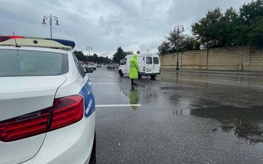 DYP yağmurlu hava ilə bağlı sürücülərə müraciət edib