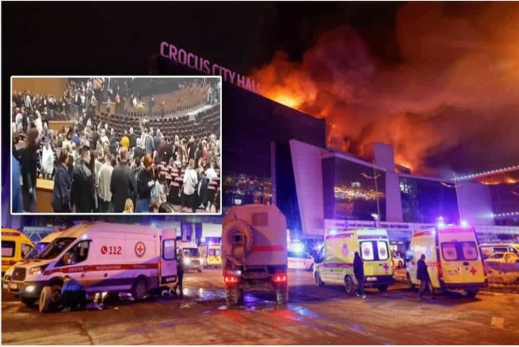 Terror aktı zamanı Crocus-un polis əməkdaşlarının silahları olmayıb