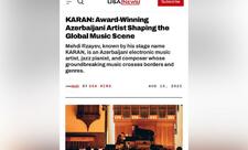 "USA News": Azərbaycanlı gənc ifaçı qlobal musiqi səhnəsini formalaşdırır