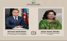 Ceyhun Bayramov Nepalın xarici işlər naziri ilə telefon danışığı aparıb