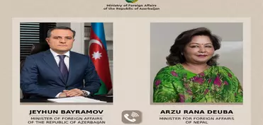 Ceyhun Bayramov Nepalın xarici işlər naziri ilə telefon danışığı aparıb