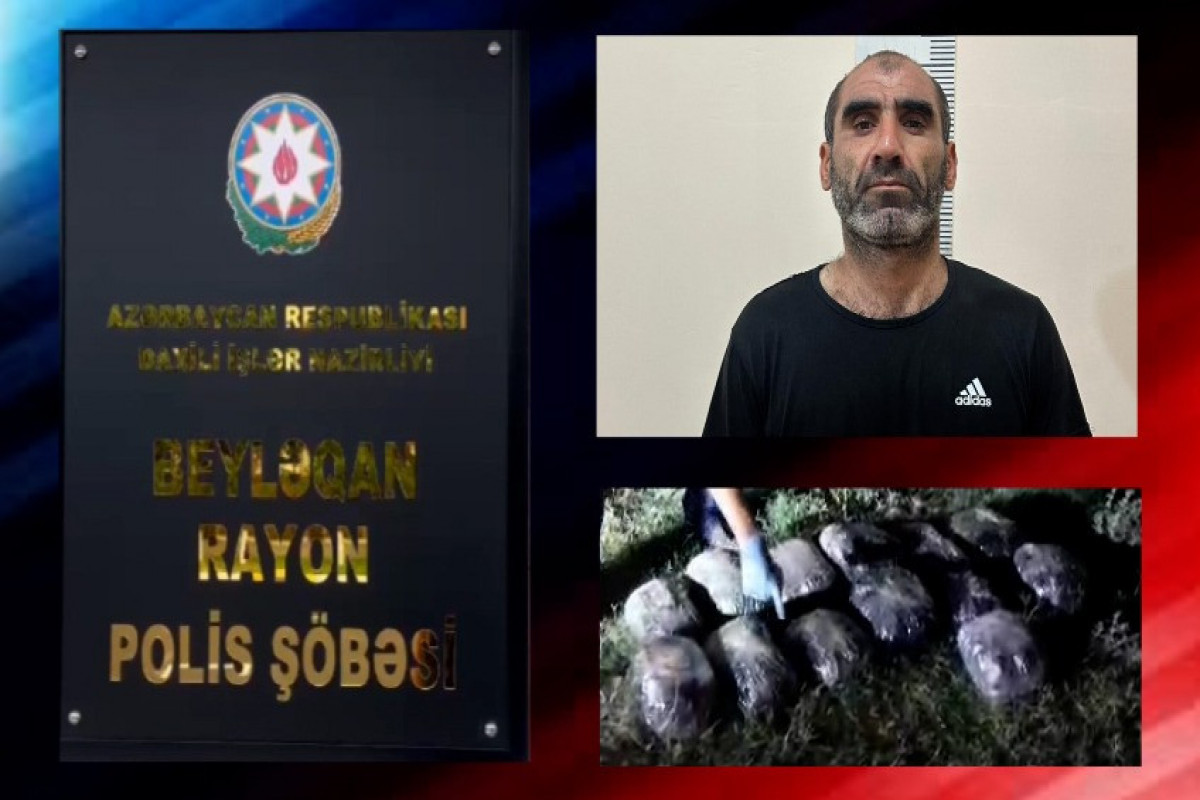 Beyləqanda 16 kiloqram marixuana və həşiş aşkarlanıb