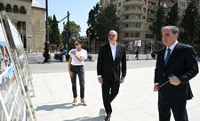 Prezident İlham Əliyev və birinci xanım Mehriban Əliyeva Gəncə şəhərində olublar - YENİLƏNİB
