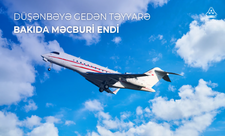 Düşənbəyə uçan təyyarə Bakıda məcburi eniş edib