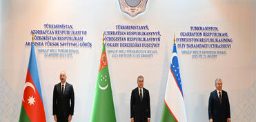 Türkmənistan, Azərbaycan və Özbəkistan arasında yüksəksəviyyəli görüş keçirilib - YENİLƏNİB