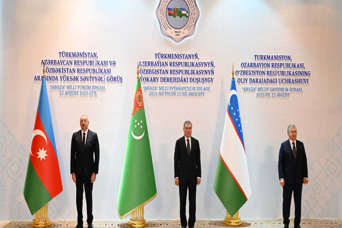 Türkmənistan, Azərbaycan və Özbəkistan arasında yüksəksəviyyəli görüş keçirilib - YENİLƏNİB