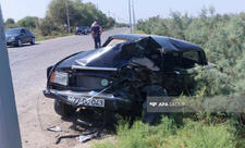 Sabirabadda yol qəzasında 1 nəfər ölüb, 4 nəfər xəsarət alıb - FOTO - YENİLƏNİB-2