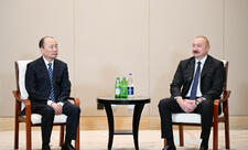 Prezident İlham Əliyev “China National Chemical Engineering” şirkətinin sədri ilə görüşüb