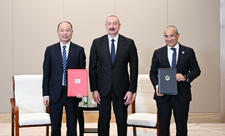 Prezident İlham Əliyev “China National Chemical Engineering” şirkətinin sədri ilə görüşüb