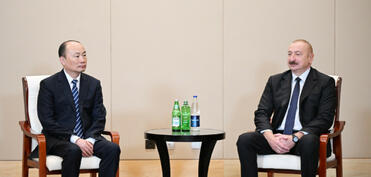 Prezident İlham Əliyev “China National Chemical Engineering” şirkətinin sədri ilə görüşüb
