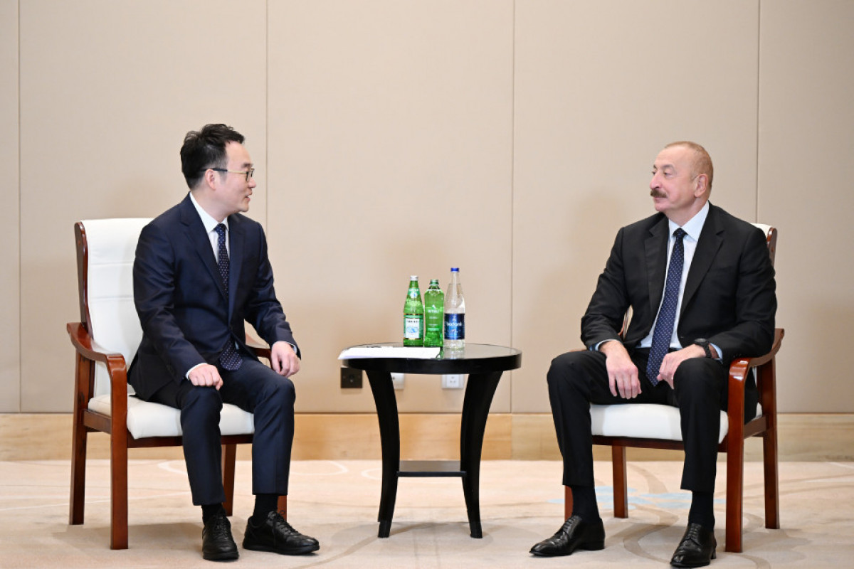 Dövlət başçısı “Powerchina group”un icraçı vitse-prezidenti ilə görüşüb