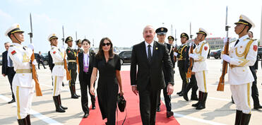 Prezident İlham Əliyevin Çinə işgüzar səfəri başa çatıb