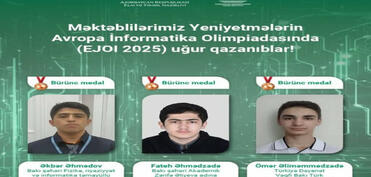 Azərbaycan məktəbliləri Avropa İnformatika Olimpiadasında uğur qazanıb