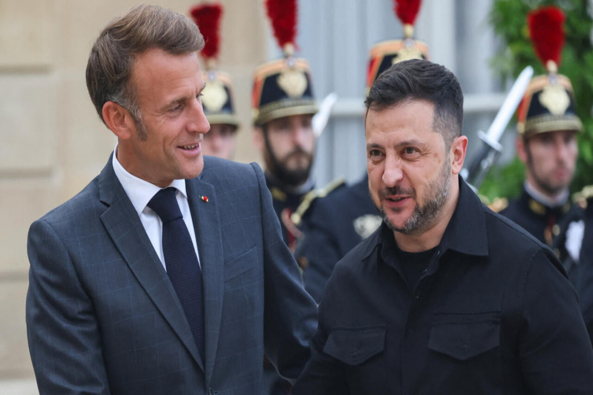 Makron: 26 ölkə Ukraynaya hərbi kontingent göndərilməsində iştirak etməyə hazırdır