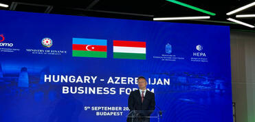 Budapeştdə Azərbaycan-Macarıstan biznes forumu keçirilib