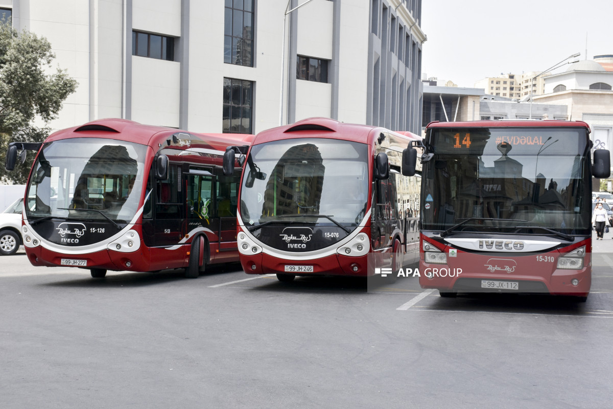 Bakıda tədris mövsümündə marşrut xətlərinə 2300-dən çox avtobus cəlb ediləcək