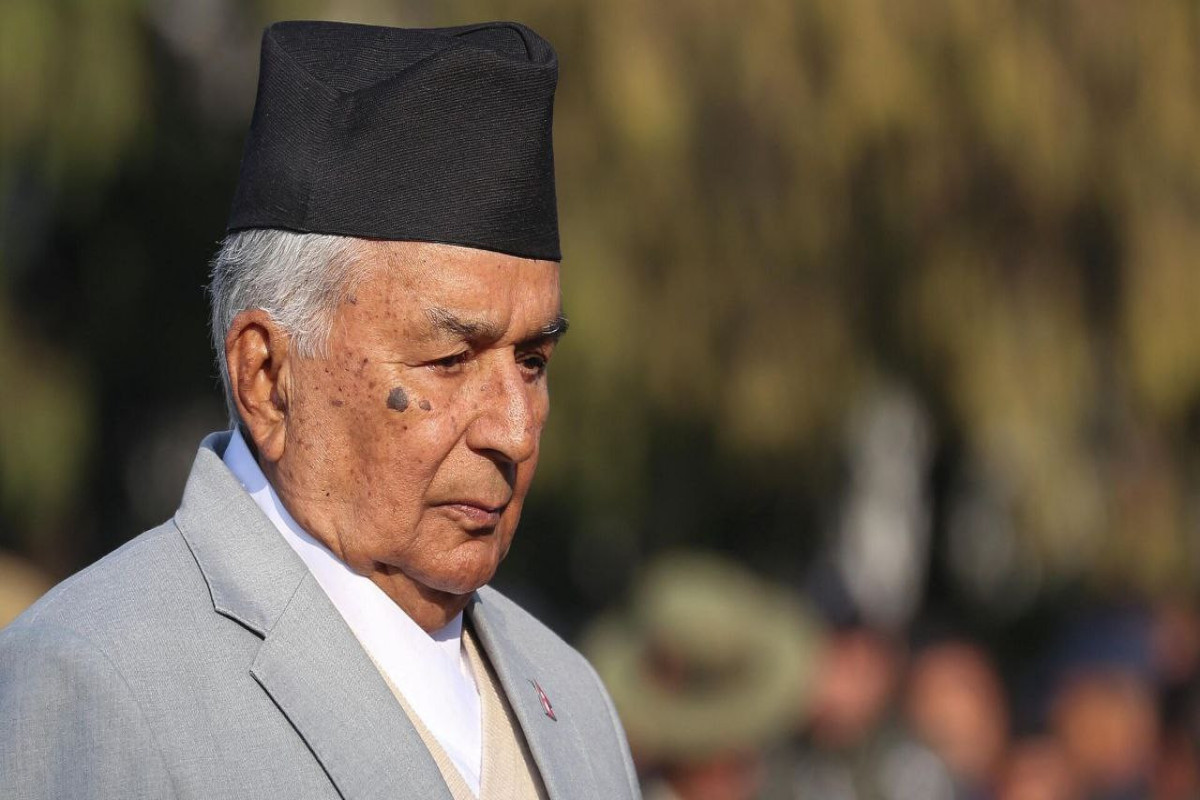 Nepal prezidenti istefa verib