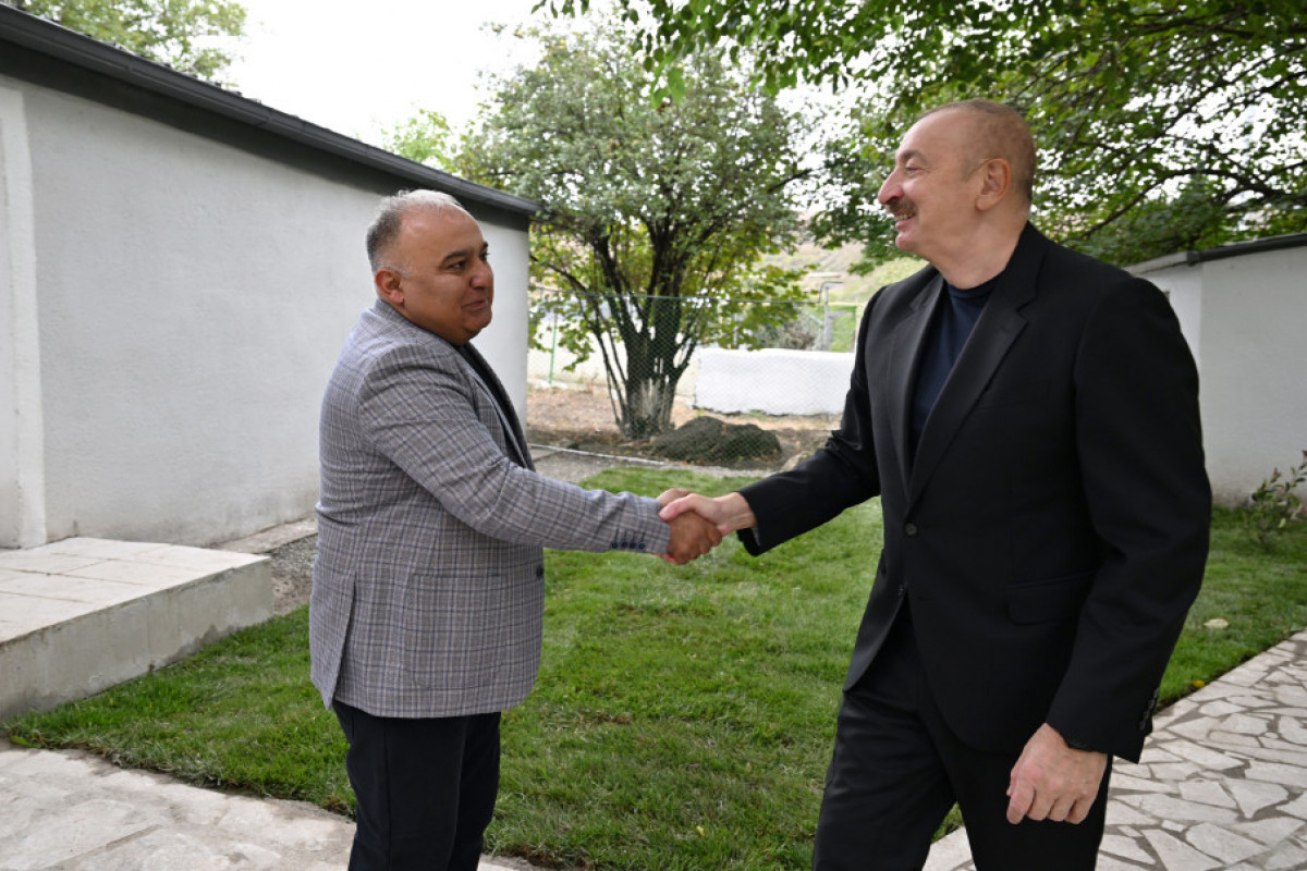 İlham Əliyev Xocalı rayonunun Şuşakənd kəndində olub