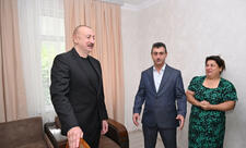 Prezident İlham Əliyev Xocalı rayonunun Badara kəndində olub