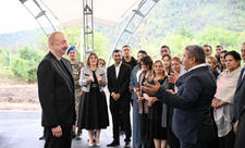 Prezident İlham Əliyev Xocalının Badara, Daşbulaq, Seyidbəyli və Şuşakənd kəndlərinin sakinləri ilə görüşüb -FOTO