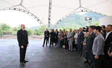 Prezident İlham Əliyev Xocalının Badara, Daşbulaq, Seyidbəyli və Şuşakənd kəndlərinin sakinləri ilə görüşüb -FOTO