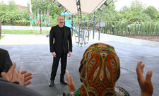 Prezident İlham Əliyev Xocalının Badara, Daşbulaq, Seyidbəyli və Şuşakənd kəndlərinin sakinləri ilə görüşüb -FOTO