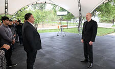 Prezident İlham Əliyev Xocalının Badara, Daşbulaq, Seyidbəyli və Şuşakənd kəndlərinin sakinləri ilə görüşüb -FOTO