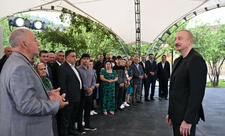 Prezident İlham Əliyev Xocalının Badara, Daşbulaq, Seyidbəyli və Şuşakənd kəndlərinin sakinləri ilə görüşüb -FOTO