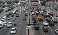 Bakıda sıxlıq olan yollar - SİYAHI