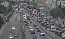 Bakıda sıxlıq olan yollar - SİYAHI