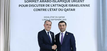 Ceyhun Bayramov özbəkistanlı həmkarı Baxtiyor Saidov ilə görüşüb
