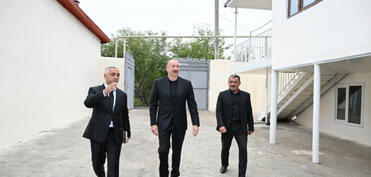 Prezident İlham Əliyev Xocalı rayonunun Seyidbəyli kəndində olub