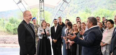Prezident İlham Əliyev Xocalının Badara, Daşbulaq, Seyidbəyli və Şuşakənd kəndlərinin sakinləri ilə görüşüb -FOTO