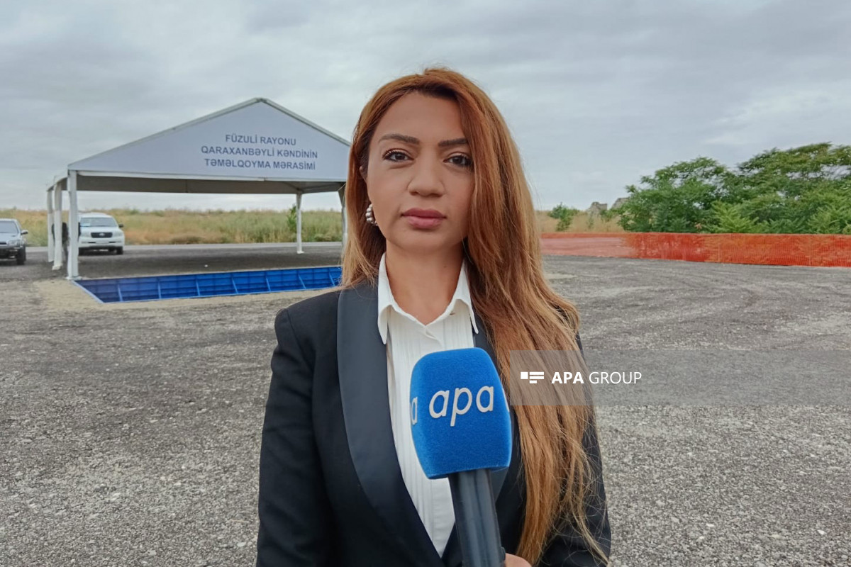 Yeni salınacaq Qaraxanbəyli kəndinə media-tur təşkil edilib