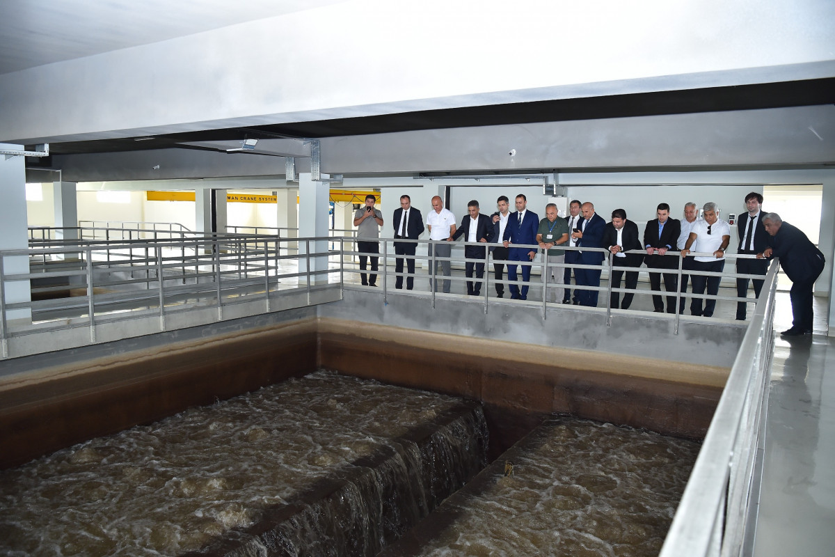 III MDB Oyunları ilə əlaqədar Gəncə şəhərinin su təchizatına baxış keçirilib