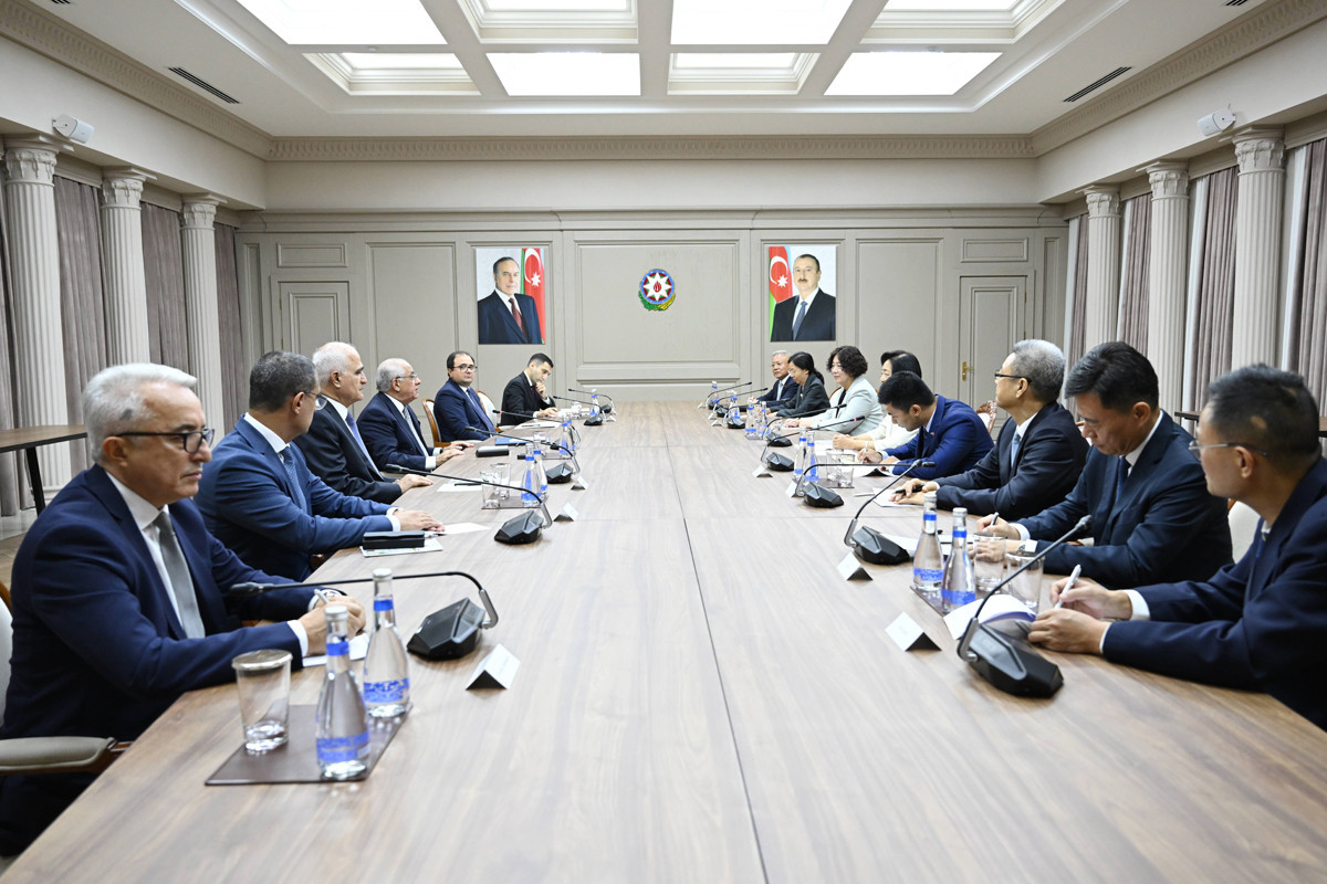 Əli Əsədov Çin Xalq Siyasi Məşvərət Şurasının üzvü ilə görüşüb