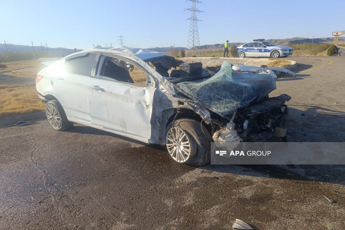 Culfa-Ordubad yolunda qəza olub - FOTO