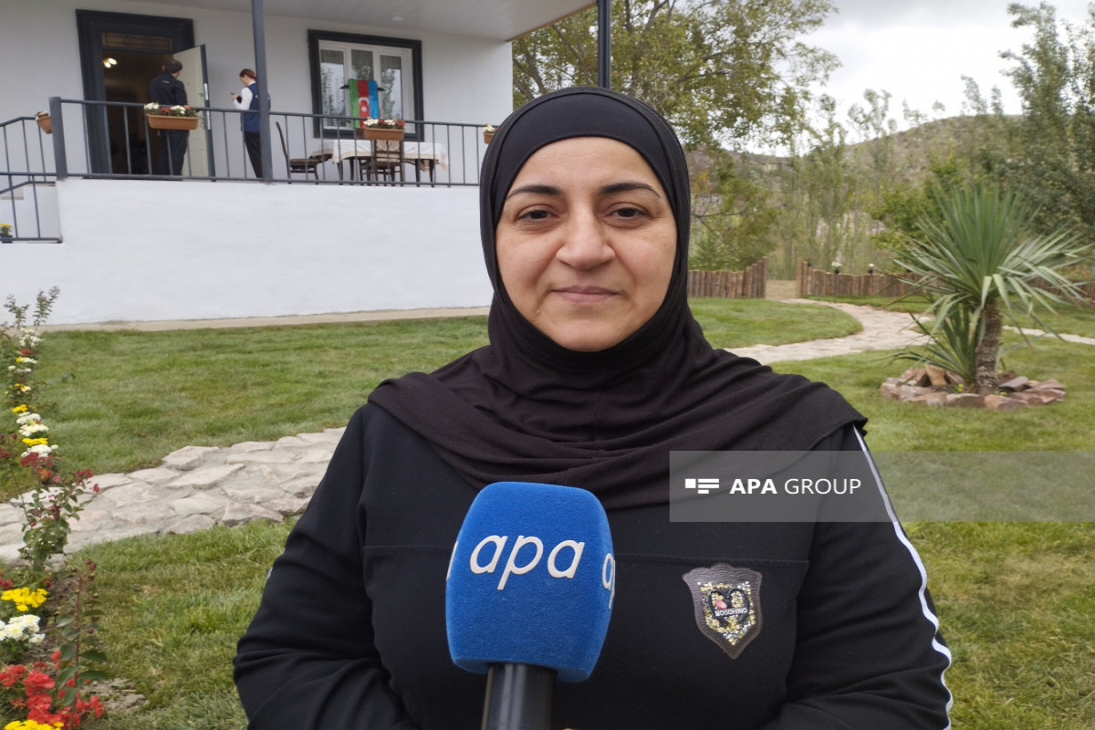 Daşbulaq sakini: Doğma yurdda yaşamaq gözəl hissdir