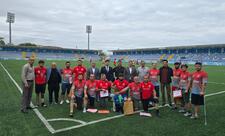 İctimai Birliyin üzvləri Amputant Futbol Komandası ilə görüşüb
