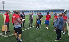 İctimai Birliyin üzvləri Amputant Futbol Komandası ilə görüşüb