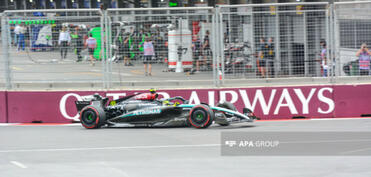 "Formula-1" üzrə Azərbaycan Qran-prisində birinci sərbəst yürüş başa çatıb