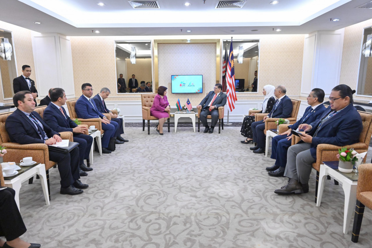 Milli Məclis və Malayziya Parlamenti Nümayəndələr Palatasının sədrlərinin görüşü olub