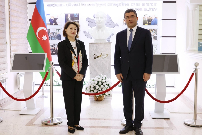 Medianın İnkişafı Agentliyində Beynəlxalq Türk Mədəniyyəti və İrsi Fondunun prezidenti ilə görüş keçirilib