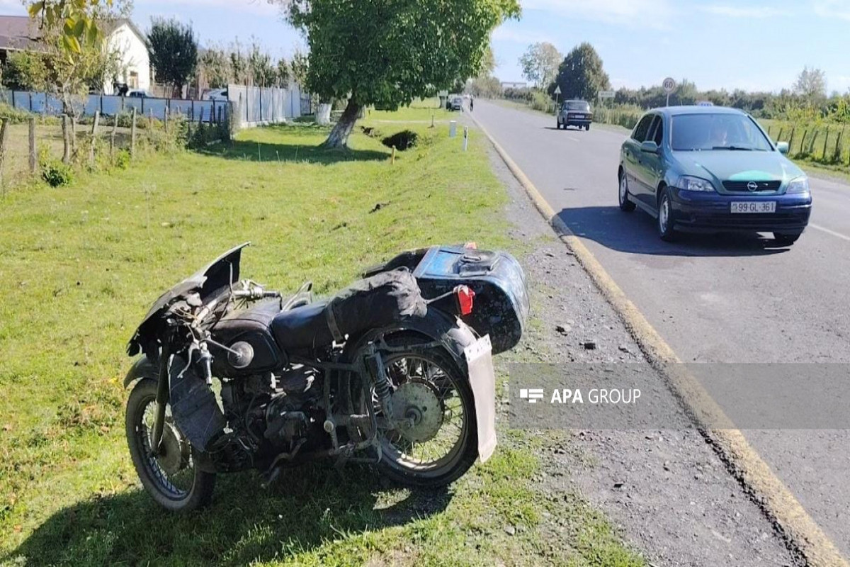 Zaqatalada yol qəzasında ər-arvad xəsarət alıb - FOTO