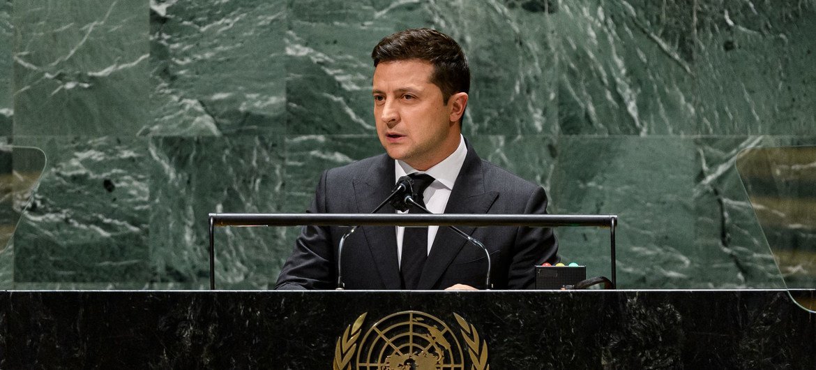 Zelenski BMT Baş Assambleyasında çıxışını yekunlaşdırıb