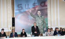 Bakı Şəhər İcra Hakimiyyətində şəhid ailələri ilə görüş keçirilib