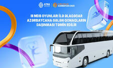III MDB Oyunları ilə əlaqədar Bakıda avtobuslar gücləndirilmiş rejimdə çalışacaq