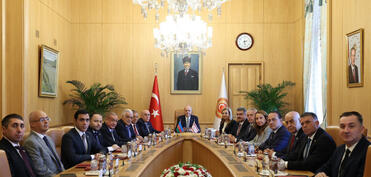 Numan Kurtulmuş Azərbaycan, Türkiyə və ŞKTC dostluq qrupu nümayəndələrini qəbul edib
